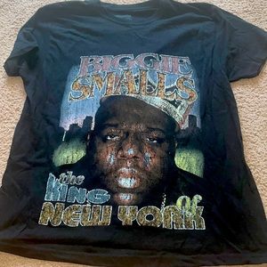 Biggie smalls it was all a dream graphic T size medium